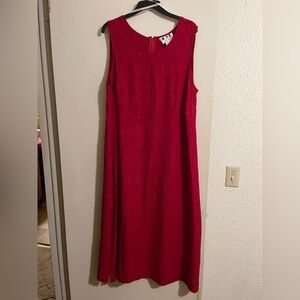 Chic Red‎ Sleeveless Maxi Dress